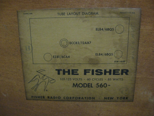 fisher 560 stereo companion